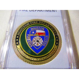 HOUSTON Fire Dept. Challenge Coin