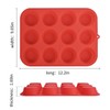 Zuvo Silicon Muffin Tray 12 Cups - Non Stick Baking
