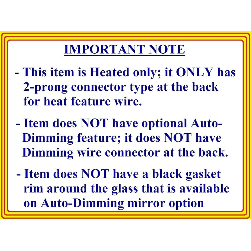 Heated Convex Mirror Glass for 2011-2017 Volkswagen Touareg Passenger Side