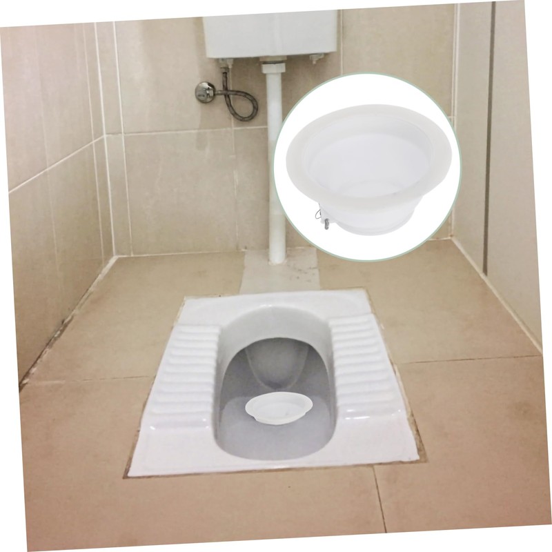 WOONEKY 2pcs Squat Toilet Smell Preventer Odour Device Wax Toilet