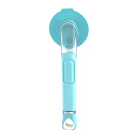 The Original Smiling Sponge Handle Soap Dispensing Handle by Smilyeez - Dishwand for Scrub Daddy Sponge (Light Blue) Dish Wand…