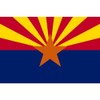 CafePress Arizona Flag 35"x21" Oval Wall Decal, Vinyl Wall Peel,