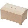 Wooden Money Case - Saving Money Fast Piggy Bank Beech