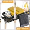 ZACHMEST Sink Organiser, Sponge Holder, Kitchen Sink Organiser with Dish