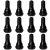 Circuit Performance Shorty Black Valve Stems TR412 TR-412 22mm Low
