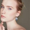 OYEFLY Dangle Earrings Sterling Silver Drop Earring Handmade Bohemian Teardrop