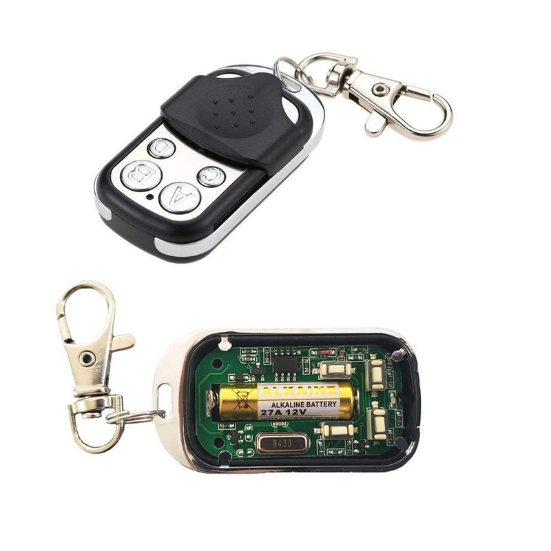 2 Pack 433.92MHz Copy Remote Controller Metal Clone Remotes Auto