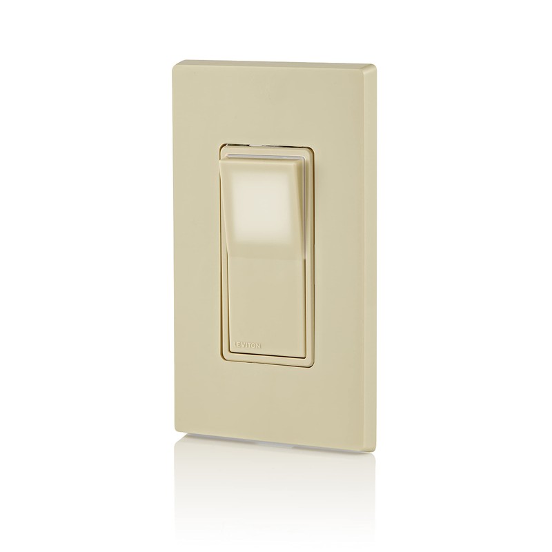 Leviton L5614-2I 15 Amp, 120/277 Volt, Decora LED Illuminated Rocker