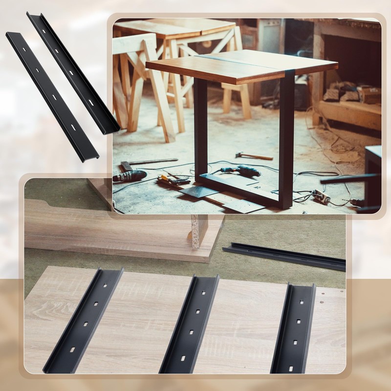 Blulu 2 Pcs 14" L X 2" W C Channel