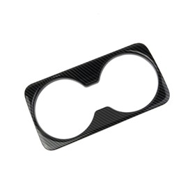 Korlot Carbon Fiber Style Center Console Front Cup Holder Panel Cover Trim Accessories for 2025-2026 KIA Carnival