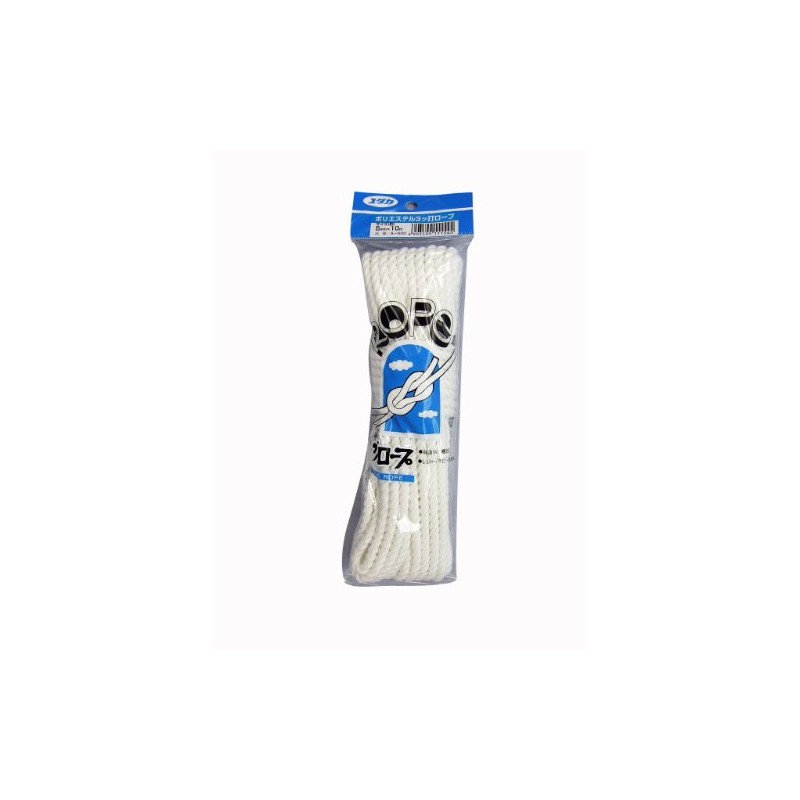 Yutaka Make Polyester Rope, 3 Strands, A-502, 0.20 inches x