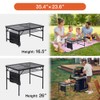 Japard Folding Grill Table, 3 x 2 FT Lightweight Height