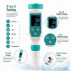 7-in-1 Digital Pool Water Tester for Maintenance – pH, Chlorine,