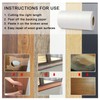 BOMEI PACK White Grain Repair Tape 4inch X 33ft,Self Adhesive