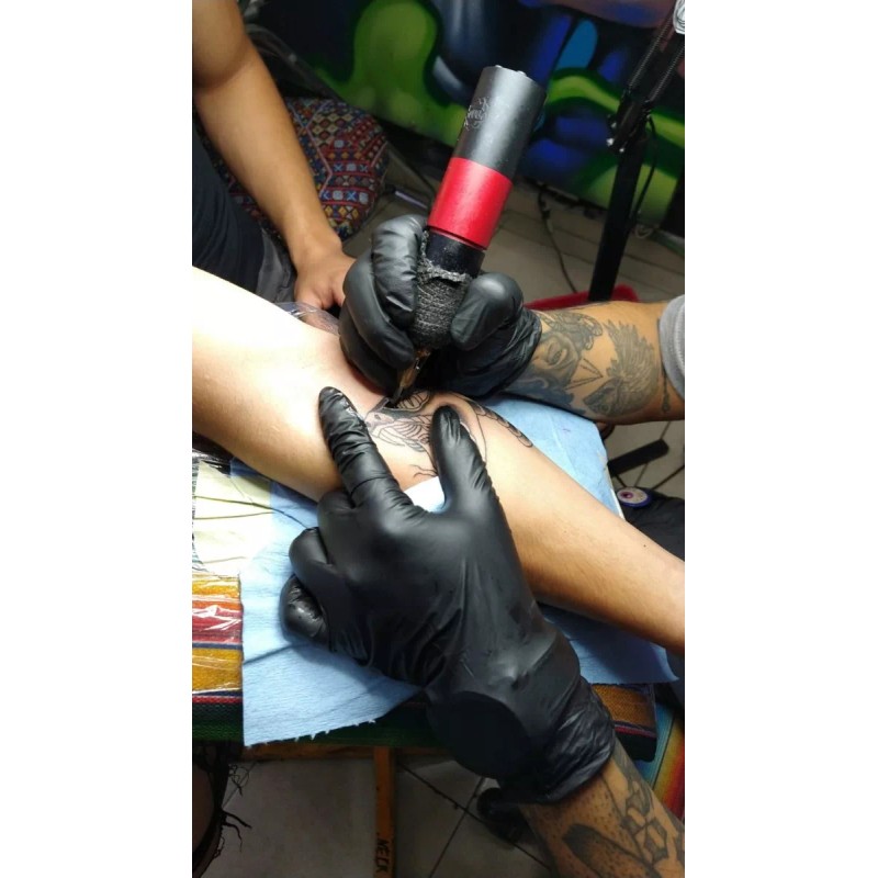 MTG Guante De Examinación De Nitrilo Negro