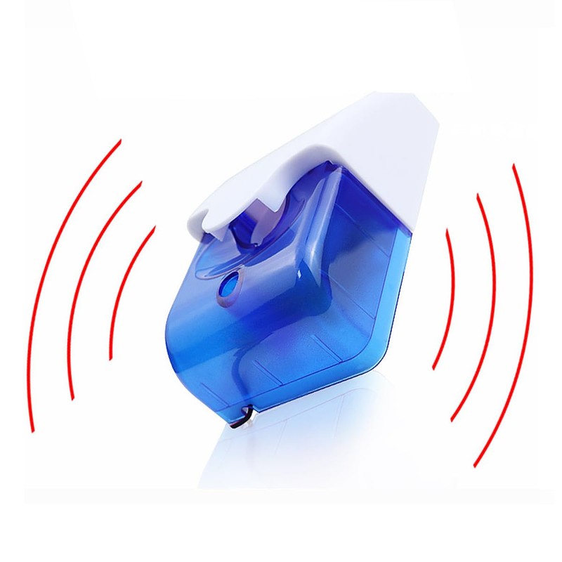 Laroal Sound Alarm Strobe Siren with Flashing Light Security Emergency