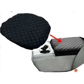 Zieichy Center Console Cover, Center Jump Seat Console Armrest Cover Compatible with 2014-2022 F150 F250 F350 F450 40/20/40，Fit for Jump Seat Console Only