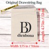 3 or 4 Packs Silky Satin Drawstring Dust Bag, Moisture-Resistant