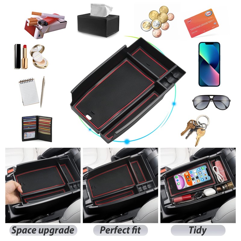 SKTU for 2020-2026 Ford Escape Center Console Organizer 2020-2025 Escape