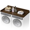 COOLBEBE Washer Dryer Countertop, Solid Wood Washer Dryer Topper with