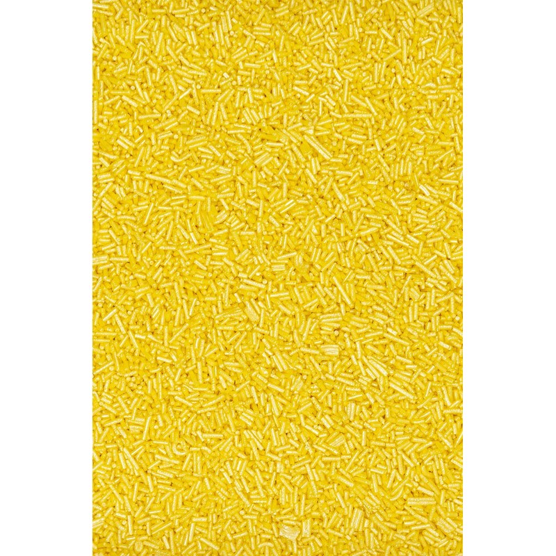SPRINKLY - Glimmer Sugar Strands - Yellow - 30g