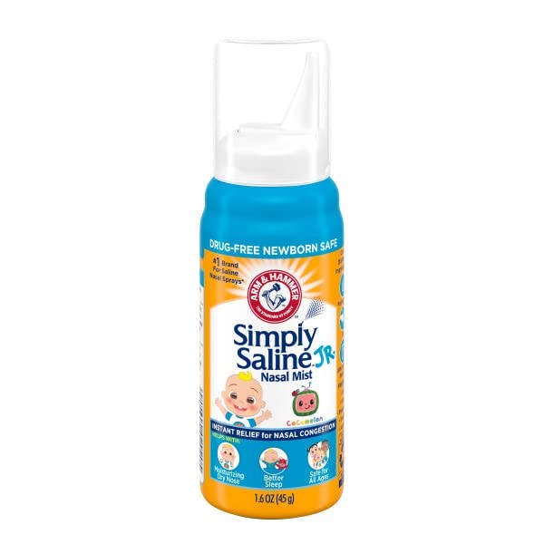 Simply Saline Nasal Mist Baby 1.5 oz (Pack of 8)