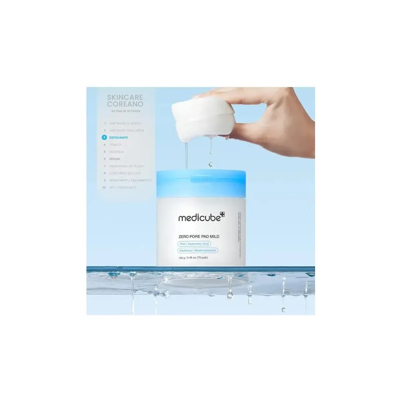 Medicube Zero Pore Pad Mild Exfoliating Toner Pads, 70 Pads