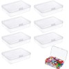 10Pcs Clear Beads Storage Containers,Empty Mini Storage Containers Box with