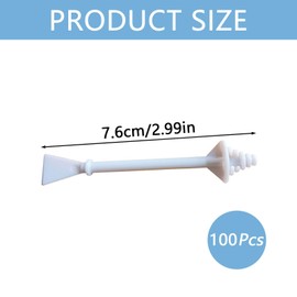 100Pcs Disposable Nose Hair Removal Sticks Nose Wax Sticks Applicators Plastic Nose Waxing Spatulas Nostril Cleaning Removal Nose Wax Wands for Cleaning