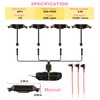 Grill Lights for Jeep Wrangler JL JLU Front Bumper Grille