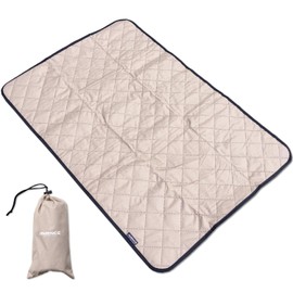 JIMENCE Leisure Sheet, Thick, For Kids, Storage Bag Included, For 1 Person 23.6 x 35.4 inches (60 x 90 cm), Brown