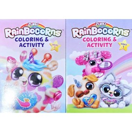 RainBoCorns Series 1 Jumbo Coloring Activity Books Set Of 2