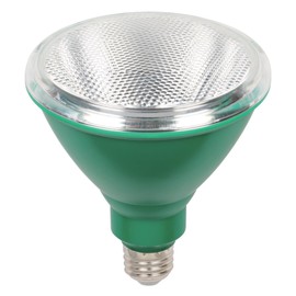 Westinghouse Lighting 3314900 100-Watt Equivalent PAR38 Flood Green Outdoor Weatherproof LED Light Bulb with Medium Base, Single Green 33149