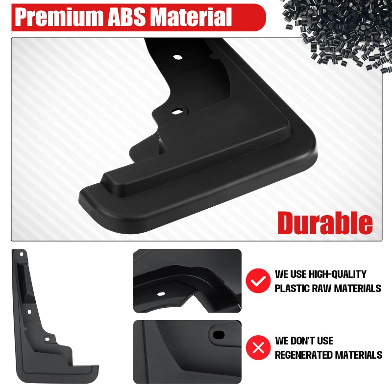 VEHITO 4Front &Rear Molded Mud Flaps Splash Guards 22 Ford