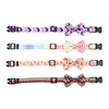 COSYHOMELONDON patterned Dog Collar with Bowtie, Durable Adjustable and Comfortable