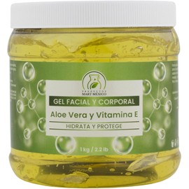 Gel Hidratante Facial De Aloe Vera Con Vitamina E Regenerador 1 Kilo Productos Mart Mexico