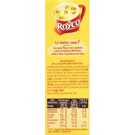 Royco Dehydrated Soup Cream of Asparagus and Croutons 4 x 20cl Sachets - 60g