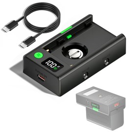 Palogreen NP-F Battery Adapter Mount Plate for Sony Battery or BMPCC 4K, 6K, 6K Pro,GH5,Z6 Z7 with USB-C Port and Dual DC Outputs 12V/8V Output Port Compatible with NP-F970, NP-F550, NP-F750, DSLR