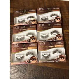 Ardell Lot 6Ardell Balayage Wispies Mocha False Eyelashes Brand New Ultra Thin Band