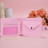 Small Cute Pink Capybara Wallet for Women, Short PU Leather