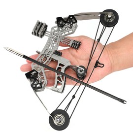 SHARROW Compound Bow and Arrows Set for Youth and Adults, Pocket Bow Compound Bow Arrows Kit with Target for Archery Outdoor Shooting (Type 9)