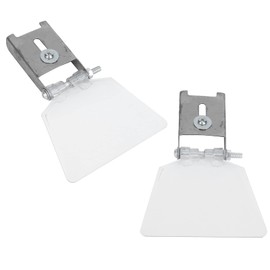 2Pcs Bench Grinder Eyeshield, 304 Stainless Steel Case Shield Attachment Accessories, Shield Angle Grinder Safety Cover Grinder Wheel, Double Bench Grinder for Bench Type 125/150/200/250 Grinders