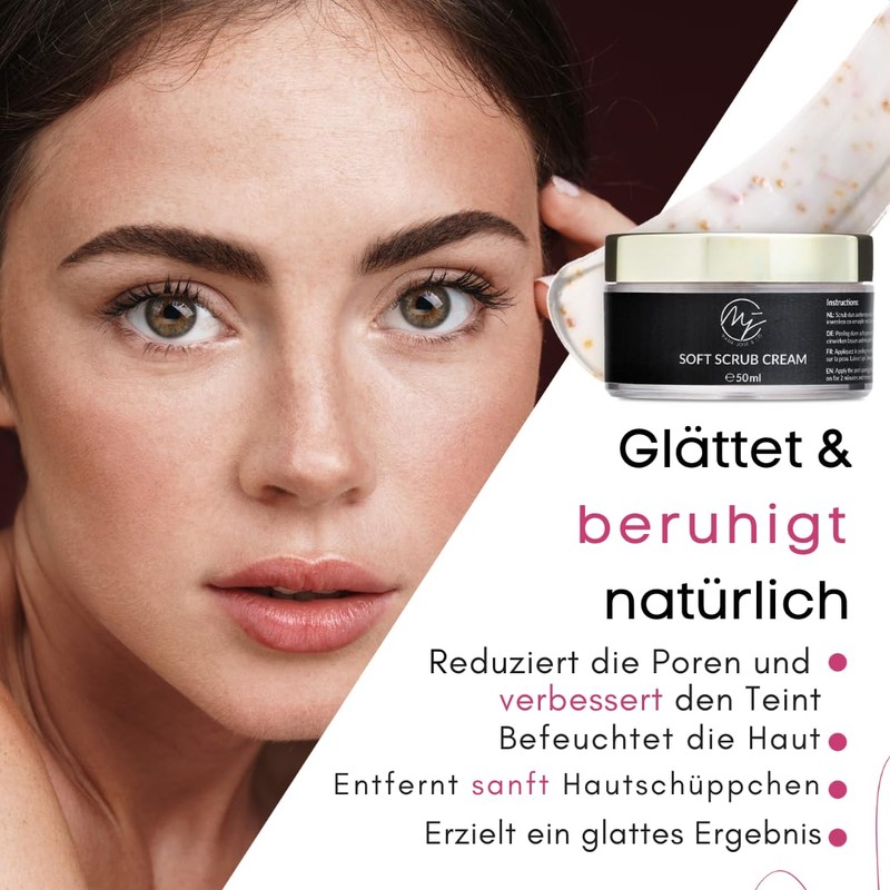 Gentle Eyebrow Scrub for Preparing for Eyebrow Makeup & Henna