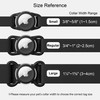 Waterproof Air tag Holder for Dog Collar, Silicone & ABS