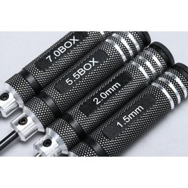 Yokomo Hex/Nut Driver Set Works Wrench Set (Black) YT-YRTSBA