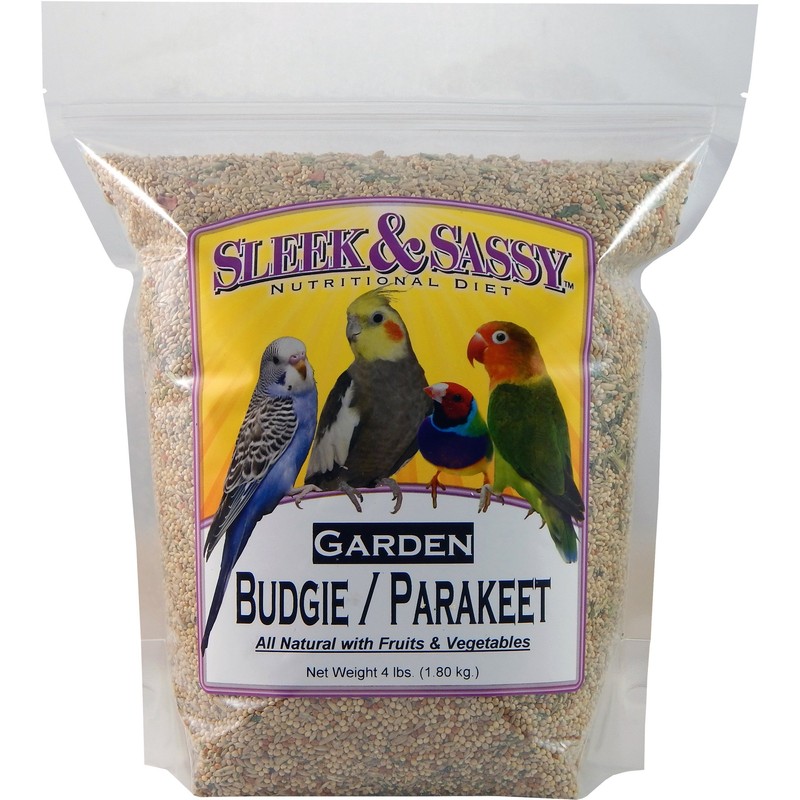 SLEEK & SASSY Garden Budgie (Parakeet) Food (4 lbs.)
