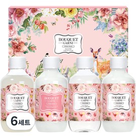 Bouquet Garni Hair Body 4-piece Travel Kit White Musk Fragrance, 6 Sets / 부케가르니 헤어바디 4종 트래블키트 화이트머스크향, 6세트