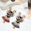 2pcs Rhinestone Bunny Rabbit Brooch Pin Women Girls Crystal Jewelry