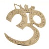 Berk FS-097 Meditation Accessories - OM Wall Symbol, Brass, 17