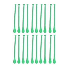 20 Piezas Cuchara de Doble Punta Mini Cucharas de Muestreo de Plástico para Laboratorio